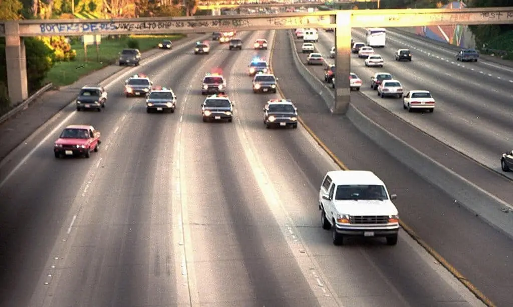 AP WAS THERE: OJ Simpson’s sluggish-meander meander