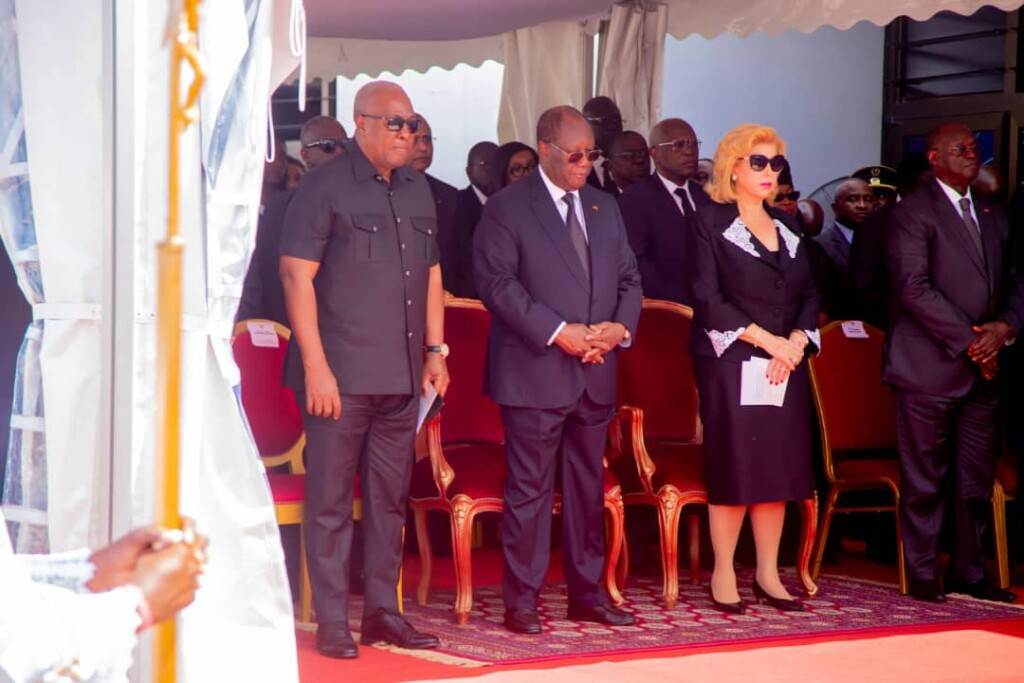 Mahama attends gradual Ivorian President Henri Bedie’s memorial mass