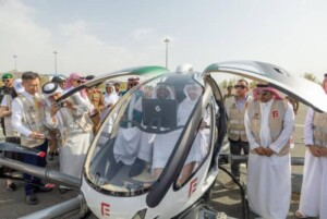 Saudi, Chinese Companies Carry out Test Trial of Unmanned Air Taxi in Saudi Arabia