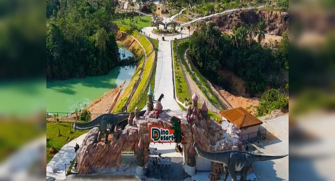 Asia’s largest dinosaur-theme park, Dino Desert, has opened in Malaysia