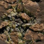 NASA’s Curiosity rover accidentally reveals ultra-rare sulfur crystals after crushing a rock on Mars