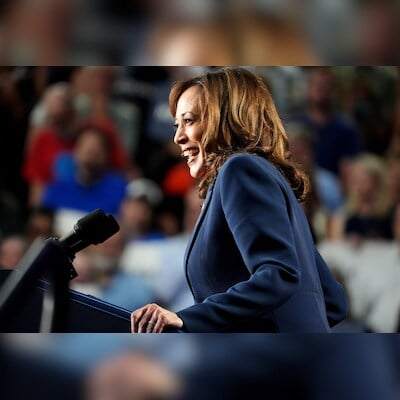 Kamala Harris narrows gap with Donald Trump in polls from her first week