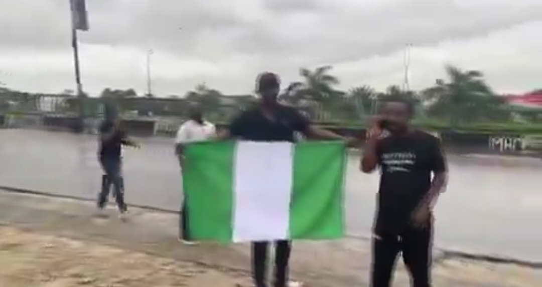 JUST IN: Protesters Storm Pleasure Park, Port Harcourt for Hunger Protest [VIDEO]