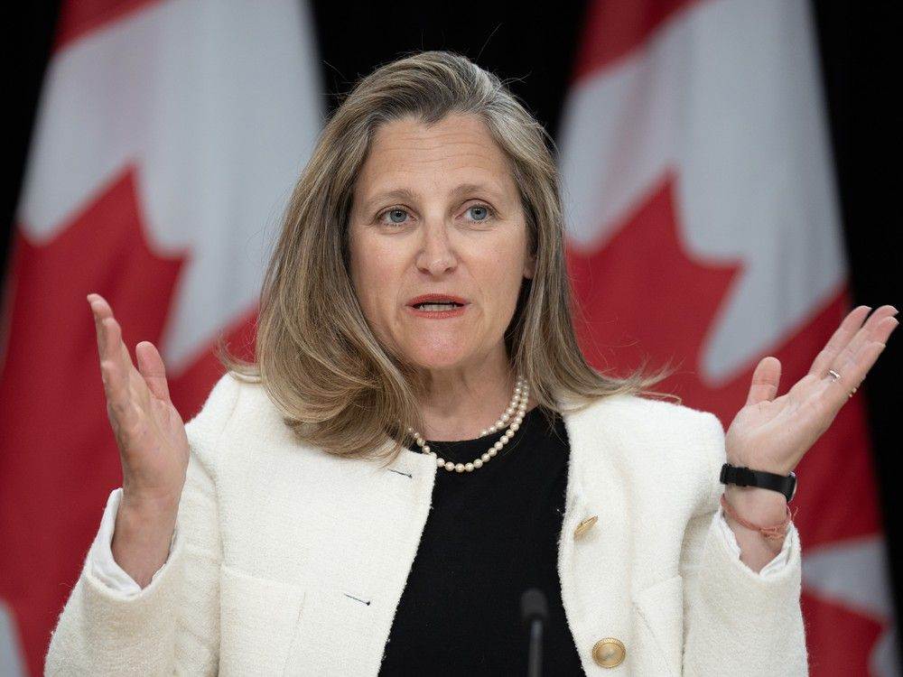 Kurl: Focusing on Chrystia Freeland’s fate? The stupid season has hit Canadian politics