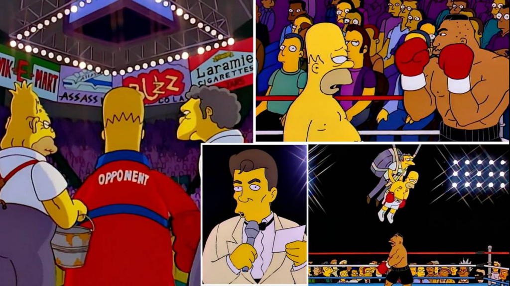 26 years ago today, Homer Simpson made his legendary boxing ring walk to ‘Why Can’t We Be Friends?’