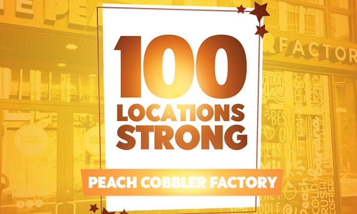 The Peach Cobbler Factory Announces Location #100 as It Continues Its Rapid Expansion