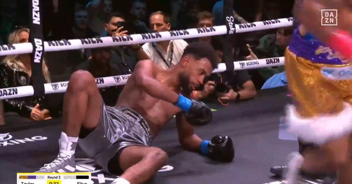 Video: Anthony Taylor beats Anderson Silva’s son Gabriel by third-round knockout, calls out Darren Till