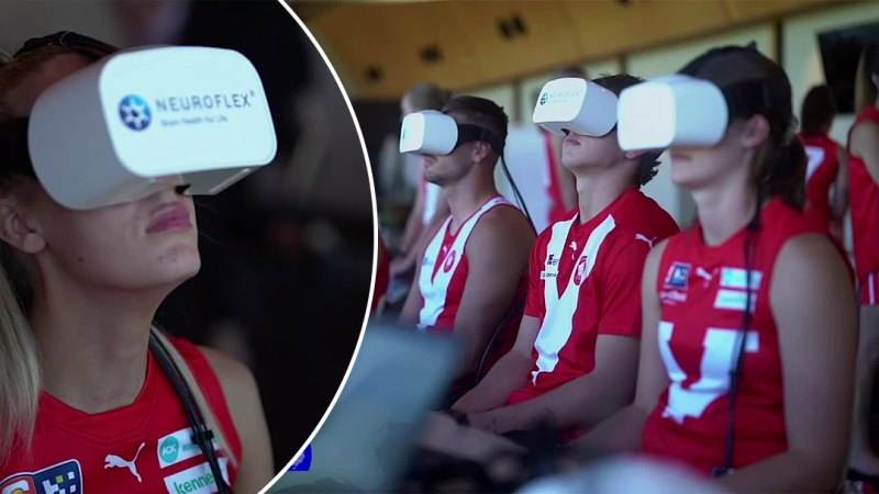 VR device offering hope to AFL players suffering concussions