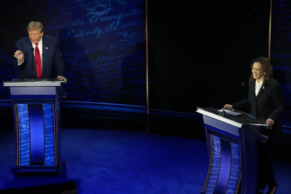 Harris and Trump detail their starkly different visions in a tense, high-stakes debate