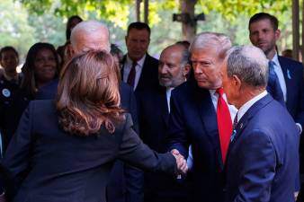 Trump and Harris attend 9/11 memorial after brutal debate