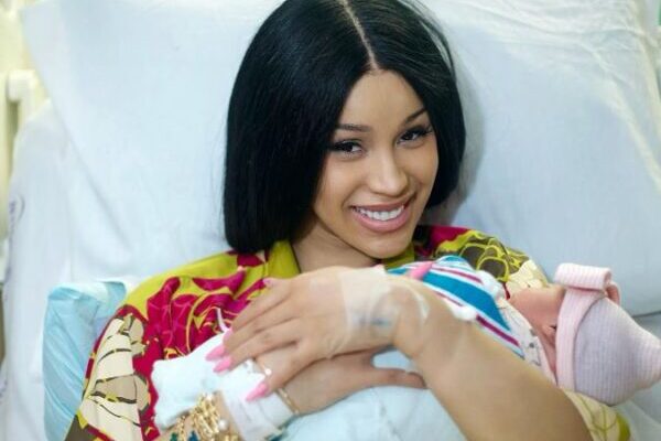 Cardi B welcomes third child with Offset (Video)