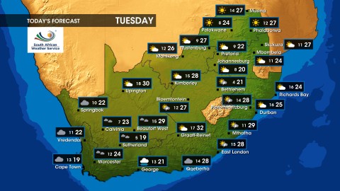 Weather Forecast | Tuesday, 24 September 2024