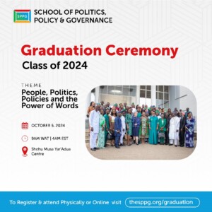 #SPPGClassOf2024 Graduation Ceremony: People, Politics, Policies and the Power of Words