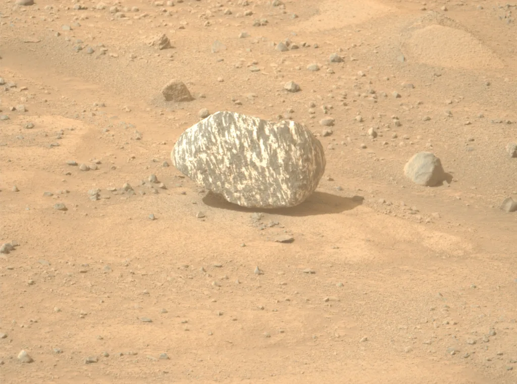 NASA found a ‘zebra rock’ that is unlike anything else we’ve seen on Mars