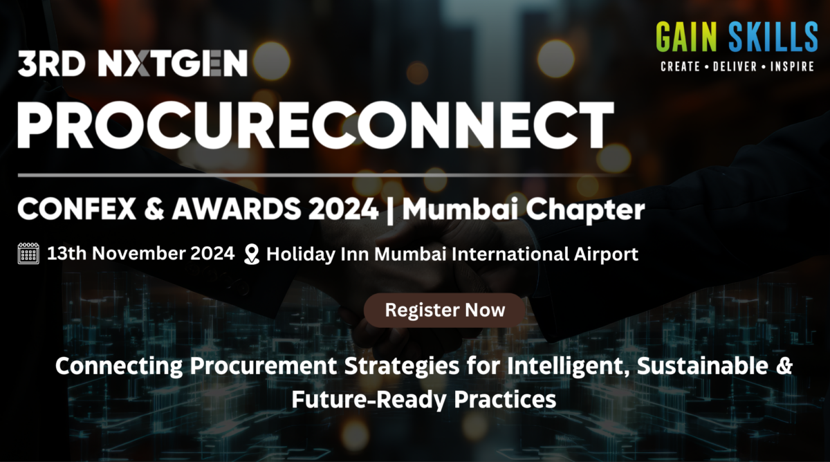 Gainskills 3rd ProcureConnect Confex and Awards 2024 – Mumbai Chapter