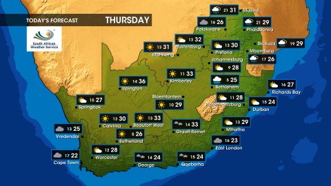 Weather Forecast | Thursday, 24 October 2024