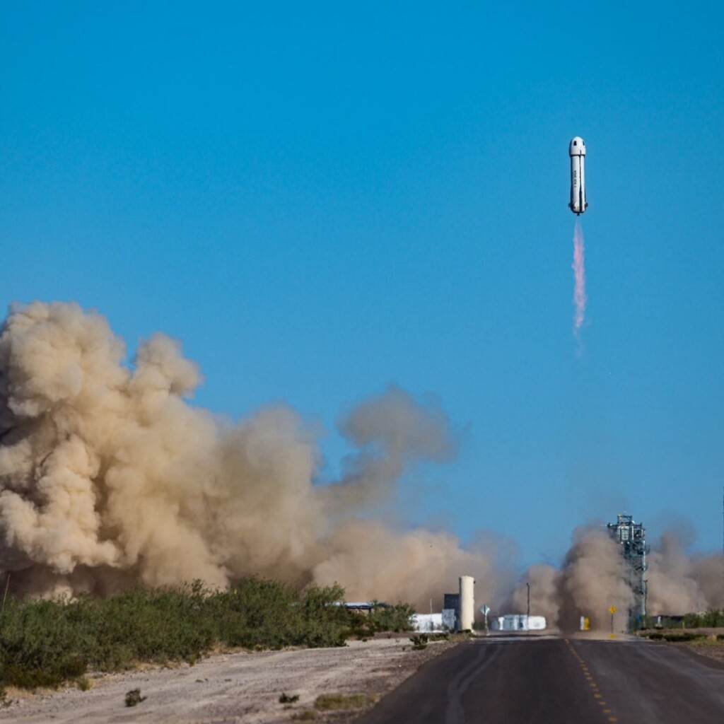 Blue Origin conducts first flight of second human-rated New Shepard