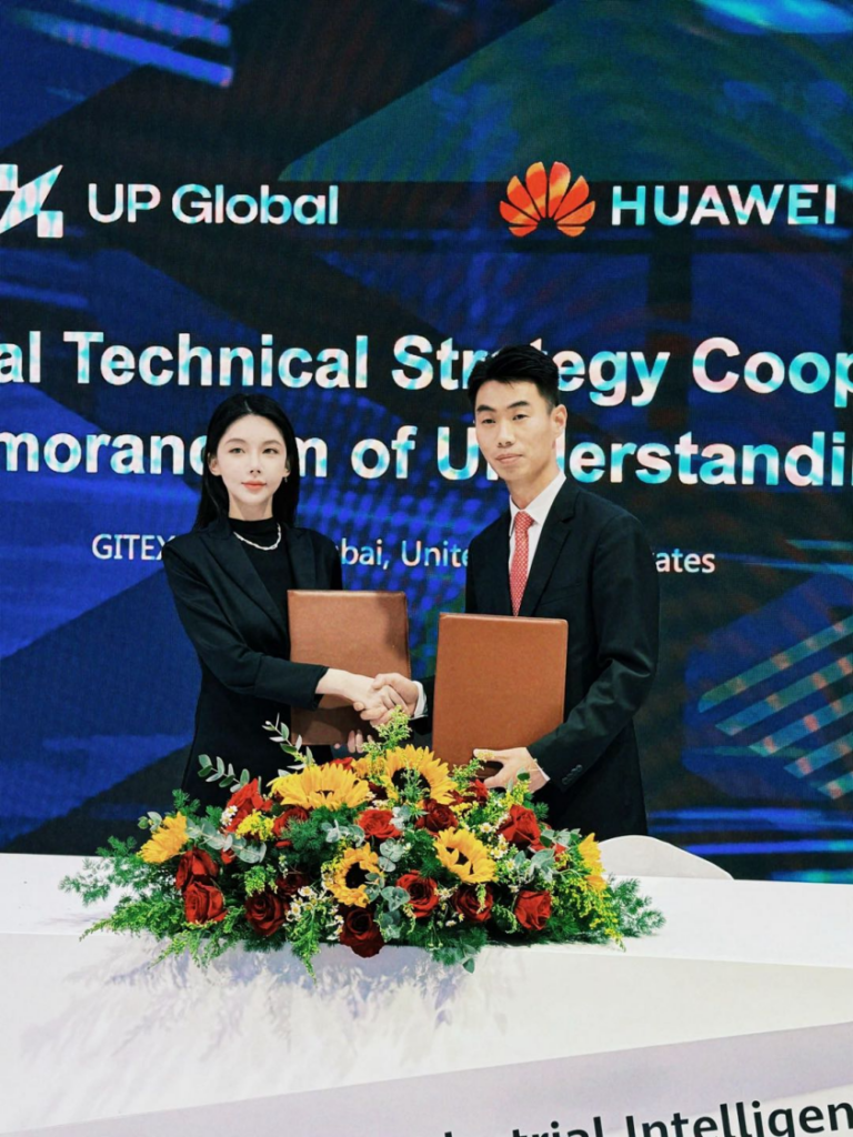 UP GLOBAL and Huawei Forge Strategic Partnership, Ushering in a New Era of FinTech Innovation