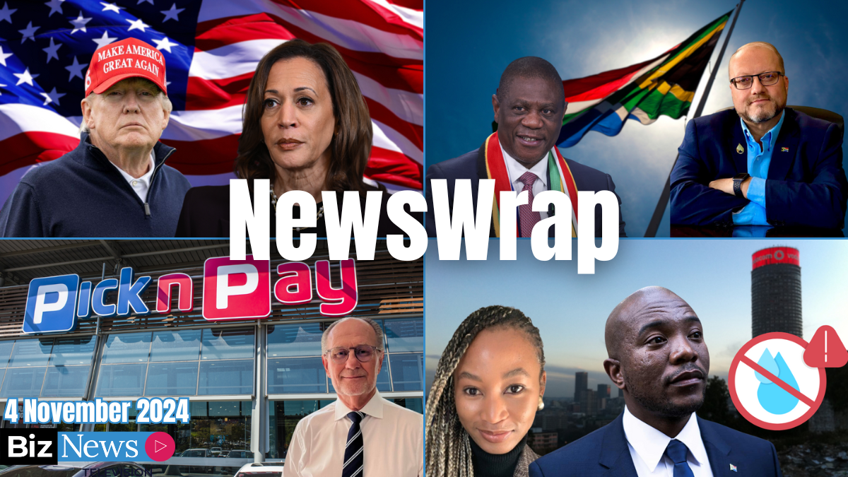 NewsWrap: US election update; SAPS; Gauteng water crisis; Maimane on GNU; De Beer on Mashatile; Summers on Pick ‘n Pay