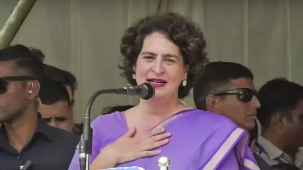 BJP, PM Modi ‘trying to destroy’ Constitutional values: Priyanka Gandhi