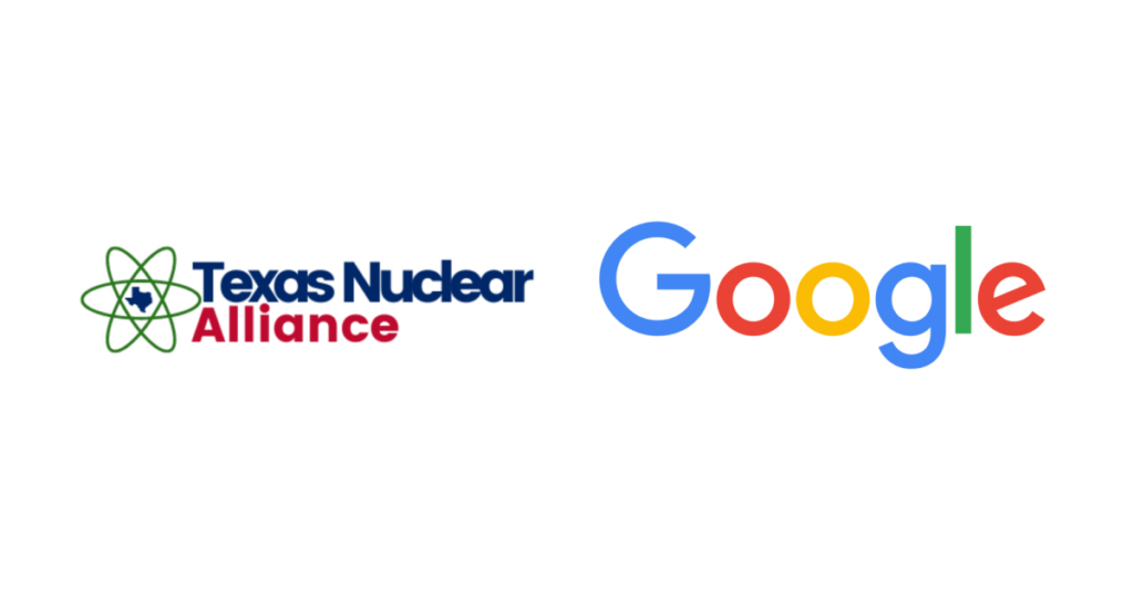 Google Joins the Texas Nuclear Alliance as a Founding Member