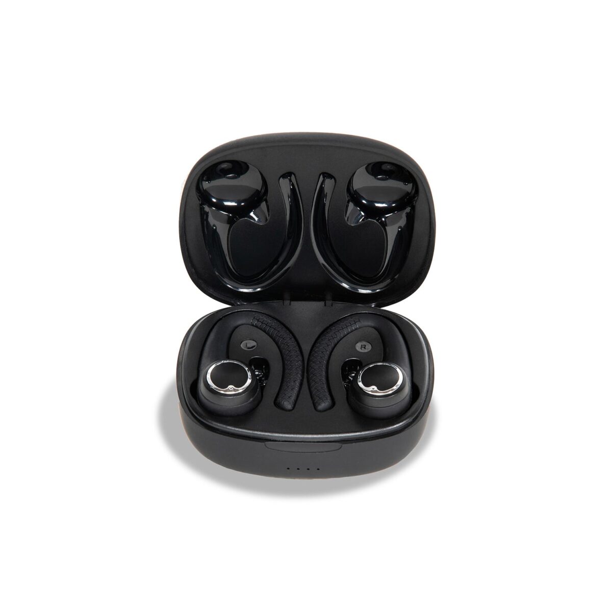 air active 2.0 matte black sport earbuds (in ear wireless headphones)