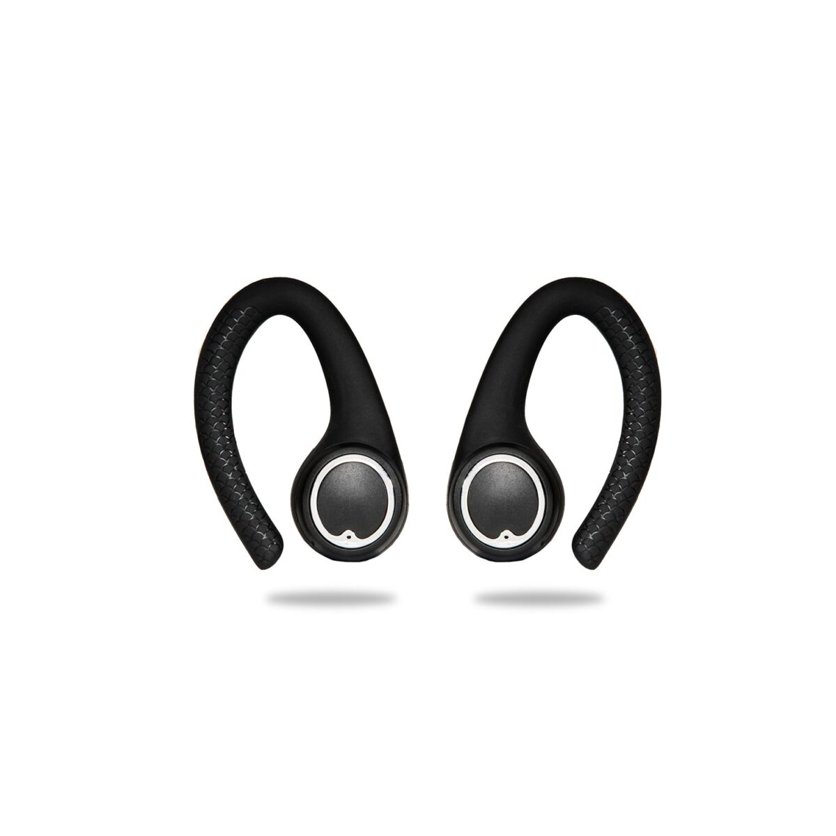 air active 2.0 matte black sport earbuds (in ear wireless headphones)