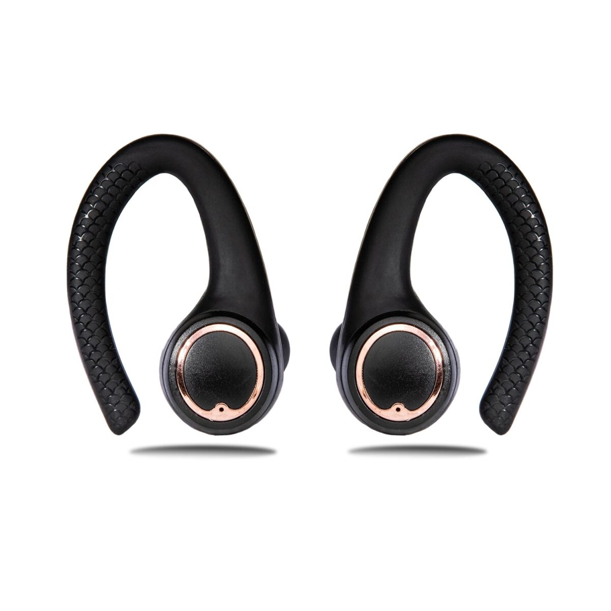 air active 2.0 matte black rose gold sport earbuds (in ear wireless headphones)