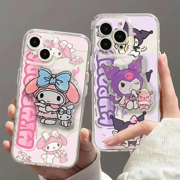 Kf S248e7ca0f7574188b1704a097bd4946di Sanrio Hello Kitty Bracket Phone Case For Tecno Camon 30 20 Pova 6 5 Spark 10