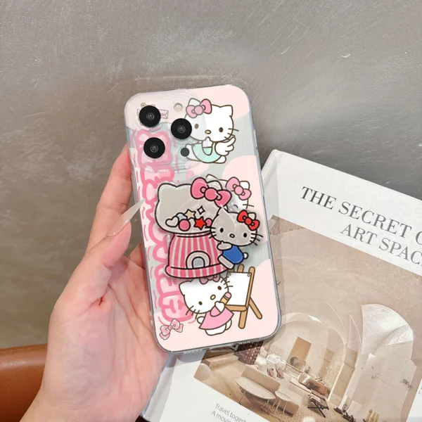 Kf S50c20495483d42d2b52d660dfabe256fw Sanrio Hello Kitty Bracket Phone Case For Tecno Camon 30 20 Pova 6 5 Spark 10