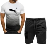 Kf Sc95936d62af346948b2ecbdb51ab6480w Spring Summer Fashion Men S Casual Sports Short Sleeve Suit Two Piece Set T Shirt And